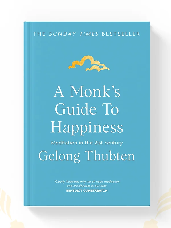A Monk's Guide to Happiness by Gelong Thubten English book in Morocco