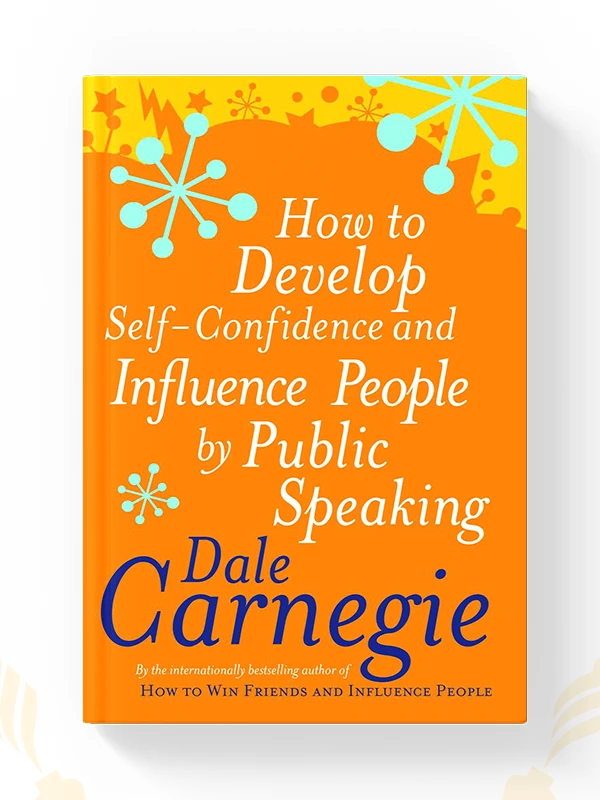 How To Develop Self-Confidence by Dale Carnegie English book in Morocco