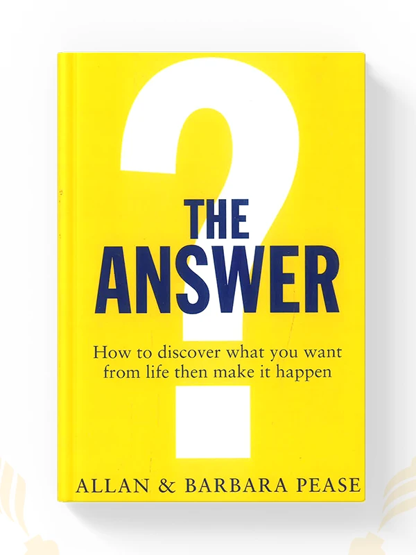The Answer by Allan Pease and Barbara Pease English book in Morocco