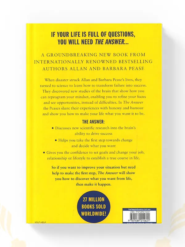 The Answer by Allan Pease and Barbara Pease English book in Morocco